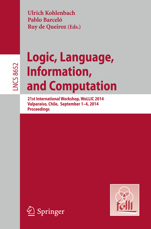 Logic, Language, Information, and Computation - 