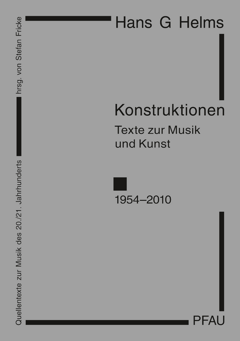 Konstruktionen - Hans G Helms