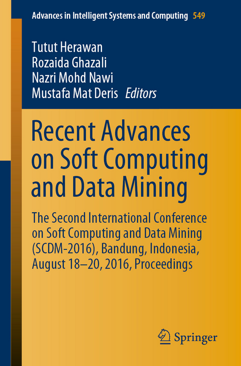 Recent Advances on Soft Computing and Data Mining - 