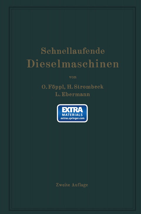 Schnellaufende Dieselmaschinen - Otto Föppl, Heinrich Strombeck, Ludwig Ebermann