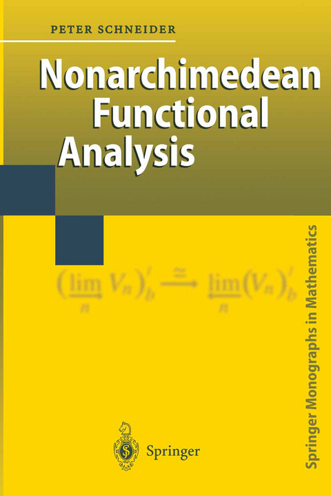 Nonarchimedean Functional Analysis - Peter Schneider