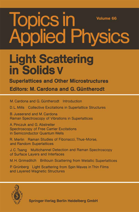 Light Scattering in Solids v - 