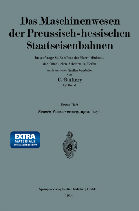 Neuere Wasserversorgungsanlagen der Preussisch-hessischen Staatseisenbahnen - Carl Guillery