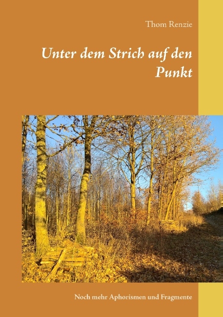 Unter dem Strich auf den Punkt - Thom Renzie