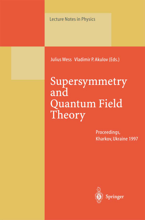 Supersymmetry and Quantum Field Theory - 