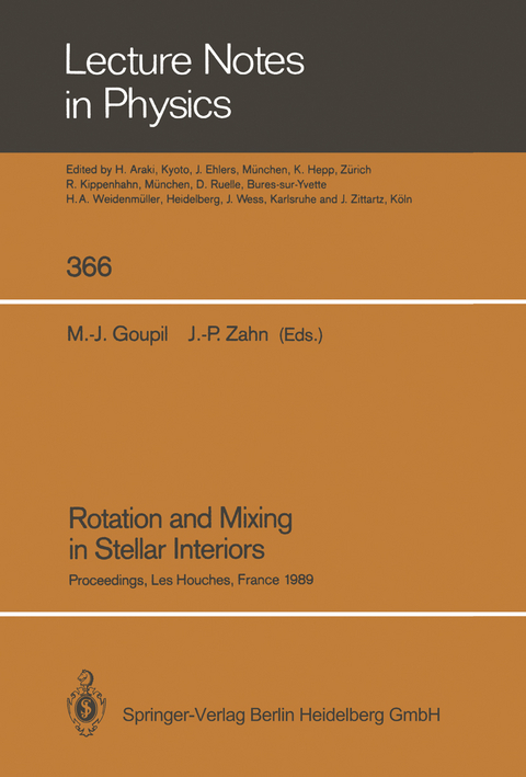 Rotation and Mixing in Stellar Interiors - 