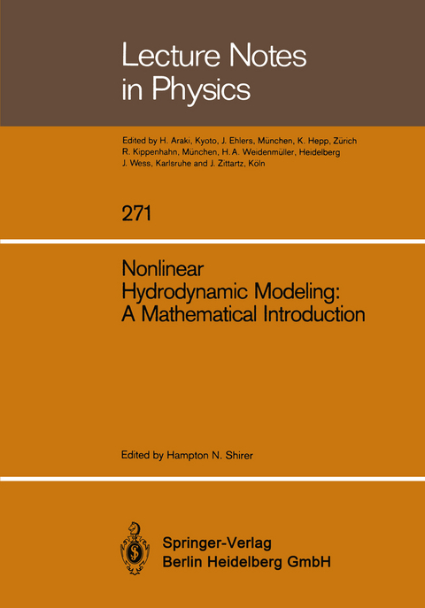 Nonlinear Hydrodynamic Modeling: A Mathematical Introduction - 