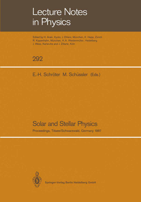 Solar and Stellar Physics - 