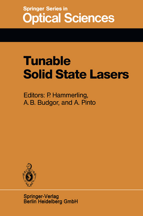 Tunable Solid State Lasers - 