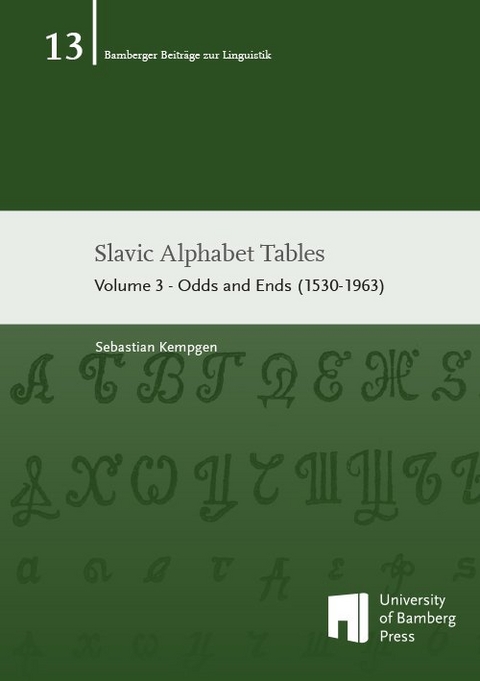 Slavic Alphabet Tables - Sebastian Kempgen