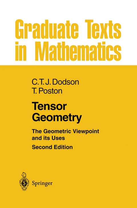 Tensor Geometry - C. T. J. Dodson, Timothy Poston