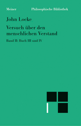 Versuch über den menschlichen Verstand. Band II -  John Locke