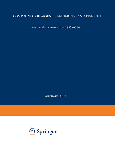 Compounds of Arsenic, Antimony, and Bismuth - 