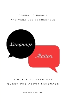 Language Matters - Donna Jo Napoli, Vera Lee-Schoenfeld