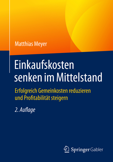 Einkaufskosten senken im Mittelstand - Matthias Meyer