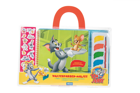 Malset mit Tuschkasten "Tom & Jerry" - 