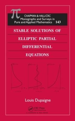 Stable Solutions of Elliptic Partial Differential Equations - Louis Dupaigne