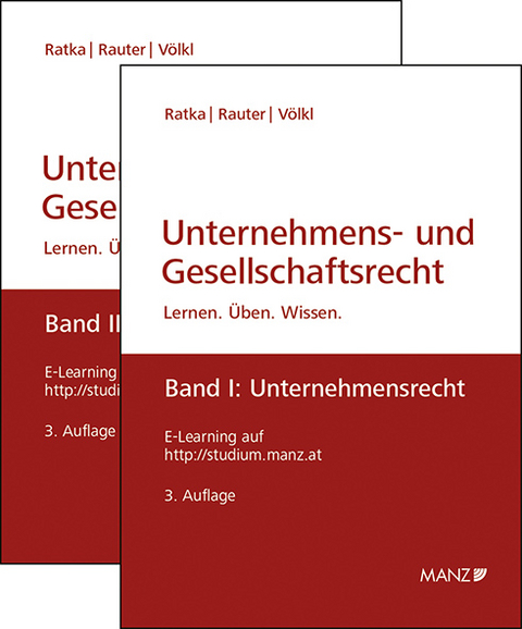 PAKET: Unternehmensrecht + Gesellschaftsrecht - Thomas Ratka, Roman Rauter, Clemens Völkl