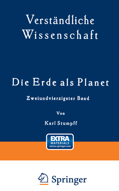 Die Erde als Planet - Karl Stumpff