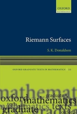 Riemann Surfaces - Simon Donaldson