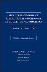 Stevens' Handbook of Experimental Psychology and Cognitive Neuroscience, Volume 1, Learning and Memory - 