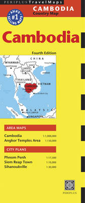 Cambodia Travel Map Fourth Edition - Periplus Editors