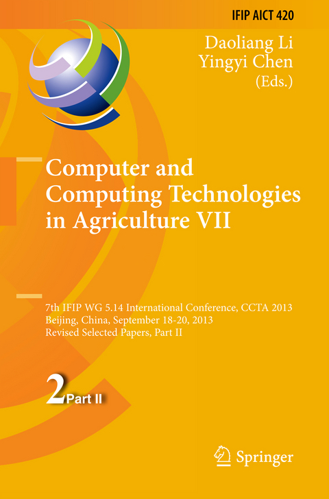 Computer and Computing Technologies in Agriculture VII - 