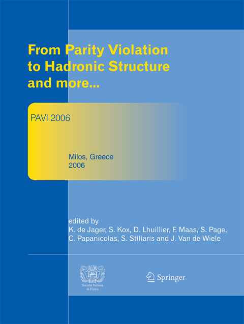 From Parity Violation to Hadronic Structure and more - 