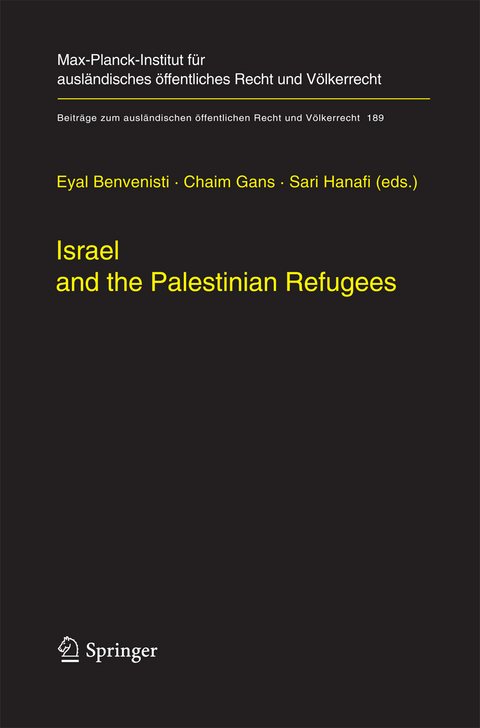 Israel and the Palestinian Refugees - 