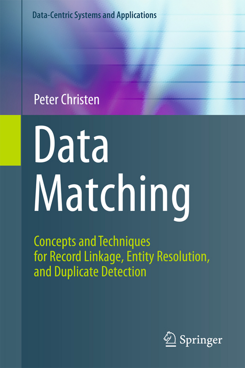 Data Matching - Peter Christen