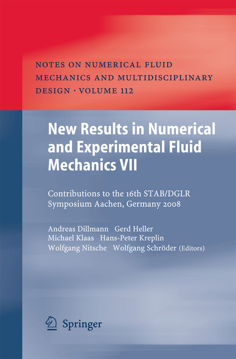 New Results in Numerical and Experimental Fluid Mechanics VII - 