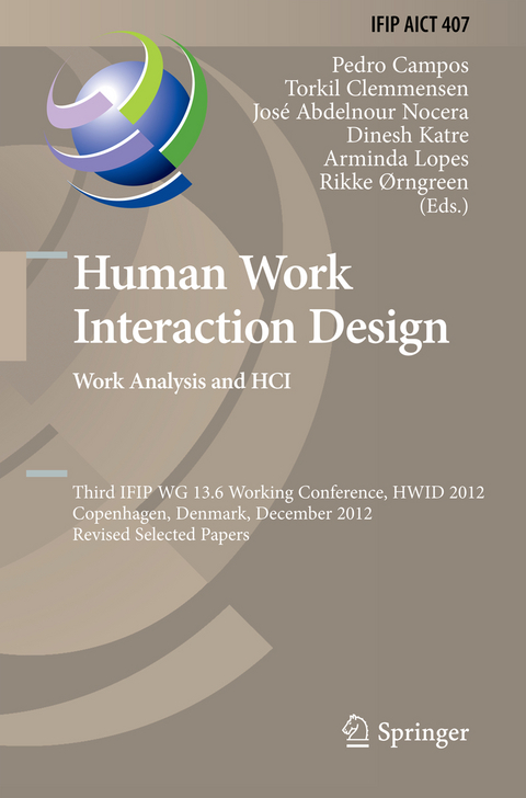 Human Work Interaction Design. Work Analysis and HCI - 