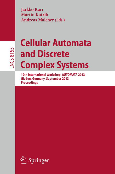 Cellular Automata and Discrete Complex Systems - 