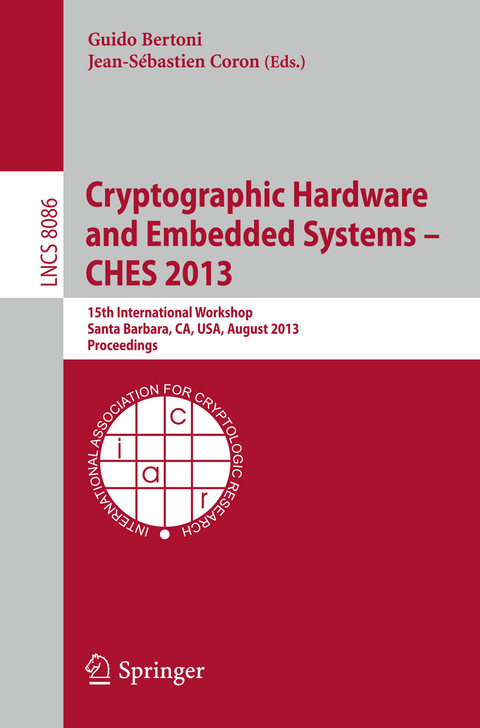 Cryptographic Hardware and Embedded Systems -- CHES 2013 - 