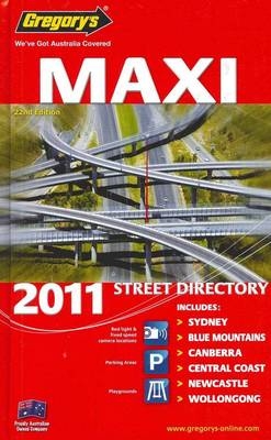 Gregory's Maxi NSW Street Directory 2011