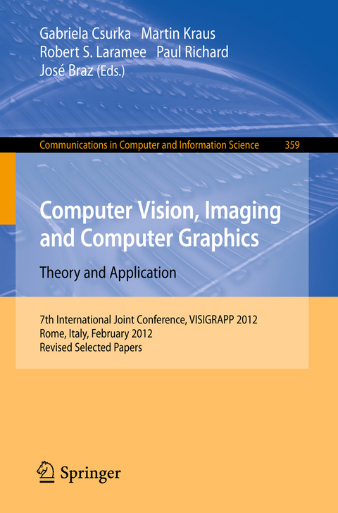 Computer Vision, Imaging and Computer Graphics - Theory and Applications - 