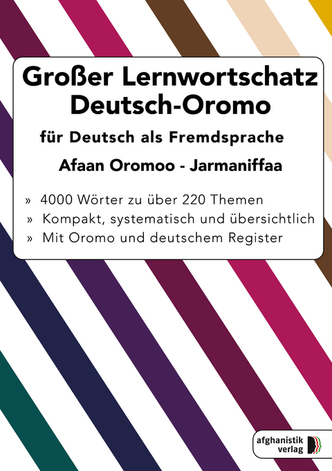 Großer Lernwortschatz Deutsch-Oromo für Deutsch als Fremdsprache