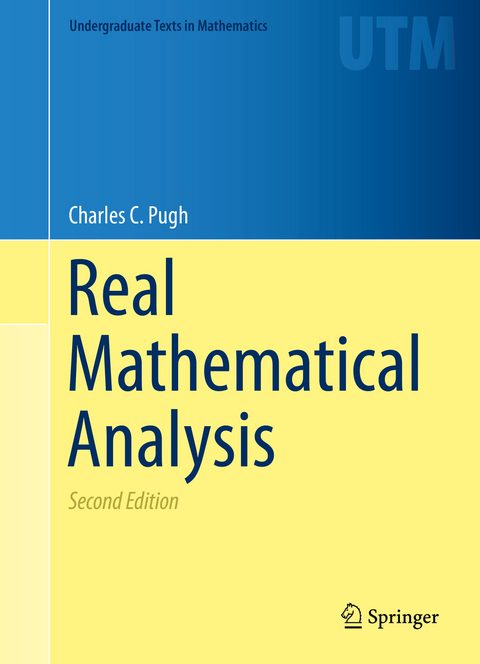 Real Mathematical Analysis - Charles Chapman Pugh