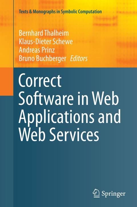 Correct Software in Web Applications and Web Services - 