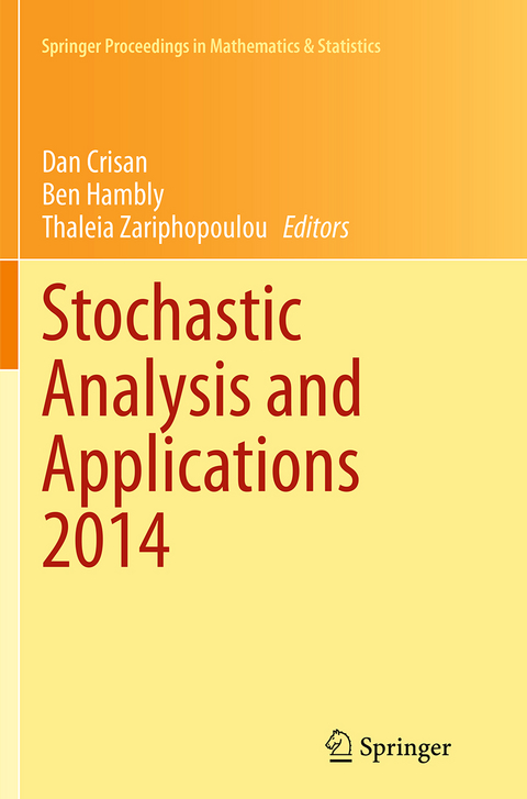 Stochastic Analysis and Applications 2014 - 