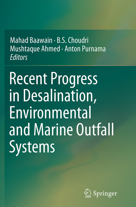 Recent Progress in Desalination, Environmental and Marine Outfall Systems - 