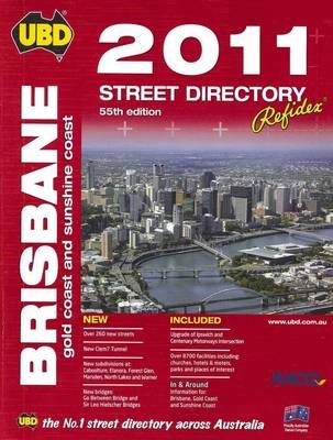 UBD Brisbane Street Directory Refidex 2011