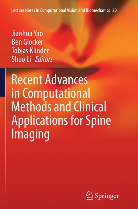 Recent Advances in Computational Methods and Clinical Applications for Spine Imaging - 