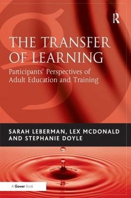 The Transfer of Learning - Sarah Leberman, Lex McDonald