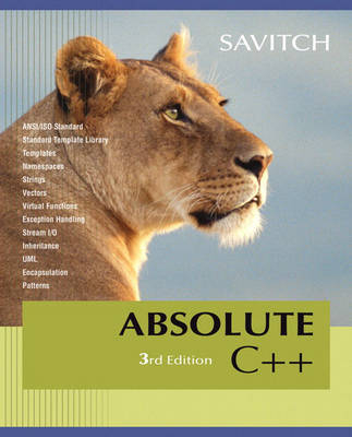 Absolute C++ - Walter Savitch