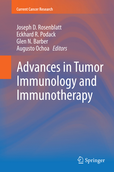 Advances in Tumor Immunology and Immunotherapy - 