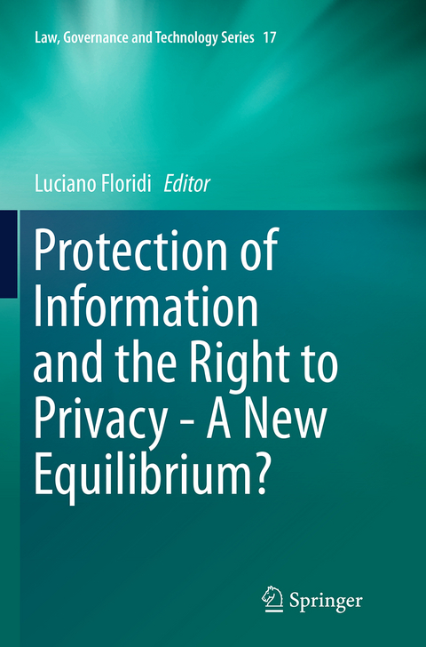 Protection of Information and the Right to Privacy - A New Equilibrium? - 