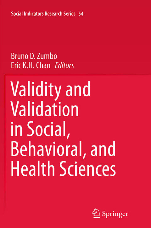 Validity and Validation in Social, Behavioral, and Health Sciences - 