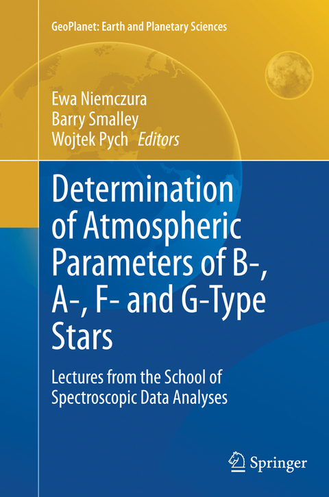 Determination of Atmospheric Parameters of B-, A-, F- and G-Type Stars - 