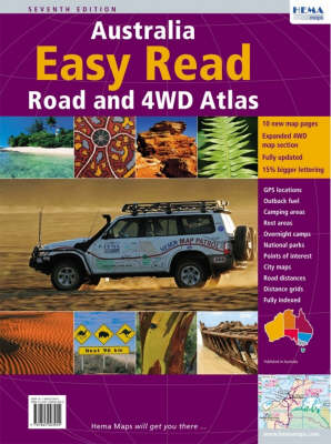 Australia Easy Read Road and 4WD Atlas - 